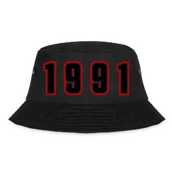 1991 Year Number - Bucket Hat - black - Front - Lela (165cm)