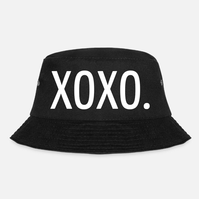 XOXO - Bucket Hat - Schwarz