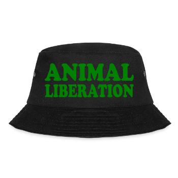 Animal liberation - Bucket Hat - black - Front - Lela (165cm)