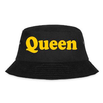 QUEEN - Bucket Hat - Schwarz - Vorne - Lela (165cm)