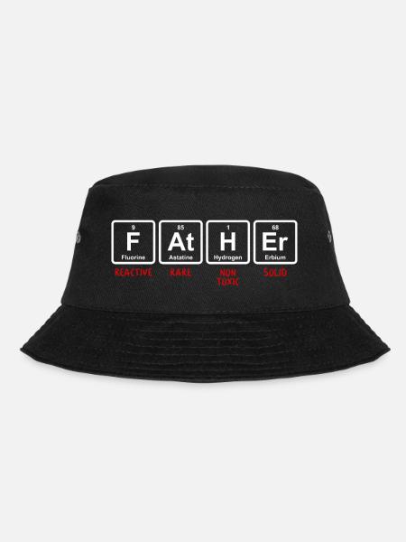 VATER PERIODENSYSTEM - Bucket Hat - Schwarz