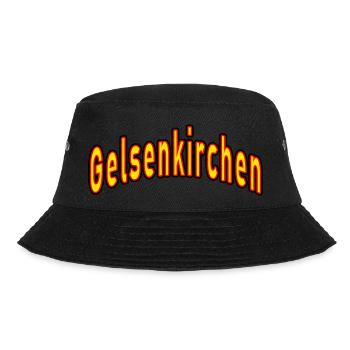 Gelsenkirchen - Bucket Hat - Schwarz - Vorne - Lela (165cm)