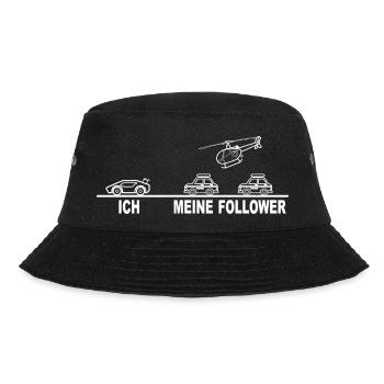 ICH UND MEINE FOLLOWER OKF - Bucket Hat - Schwarz - Vorne - Lela (165cm)