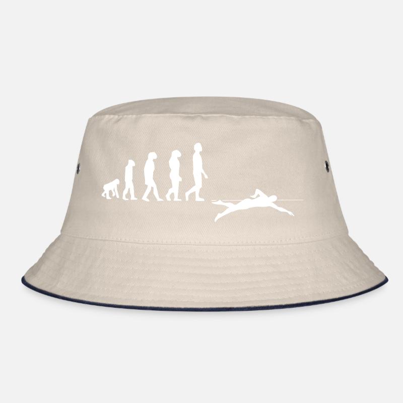 Evolution des Schwimmens Bucket Hat