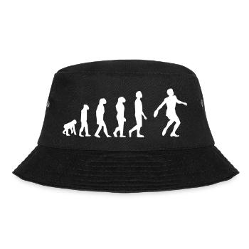 Diskuswurf-Evolution - Bucket Hat - Schwarz - Vorne - Lela (165cm)