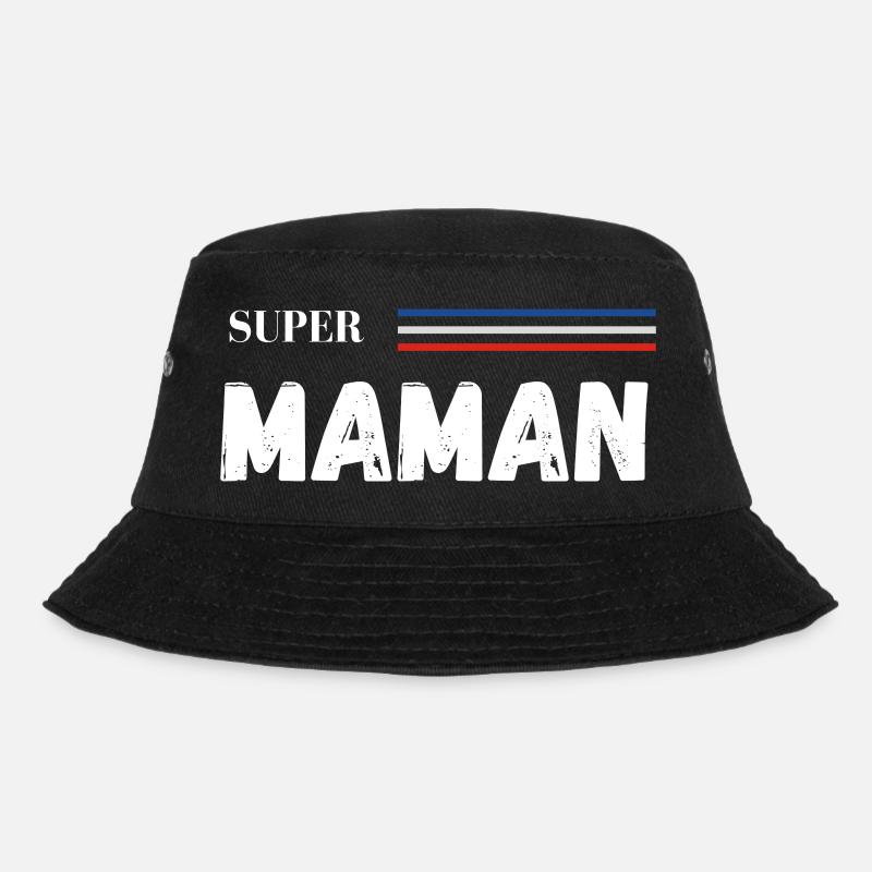 super maman- t-shirt assorti - Bob - noir