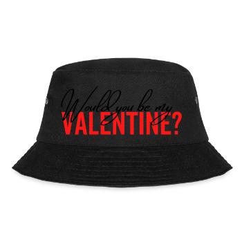 Would You Be My Valentine - Bucket Hat - black - Front - Lela (165cm)