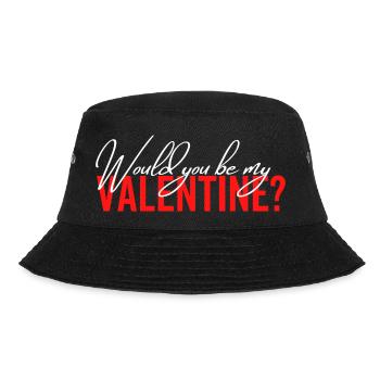 Would You Be My Valentine - Bucket Hat - black - Front - Lela (165cm)