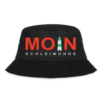 Moin Schleimünde, Kappeln, Ostsee, Deutschland - Bucket Hat - Schwarz - Vorne - Lela (165cm)