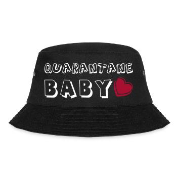 Pregnancy Baby Shower Babyshower Boy Girl - Bucket Hat - black - Front - Lela (165cm)