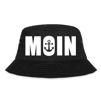 Moin - Bucket Hat - Schwarz - Vorne