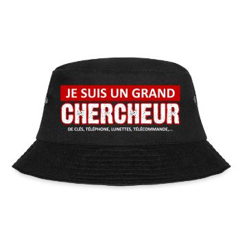 je suis un grand chercheur - Bob - noir - Devant - Lela (165cm)