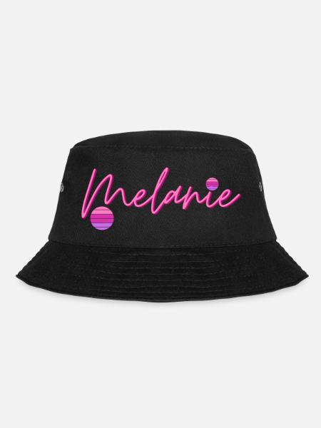 Melanie First name - Bucket Hat - black