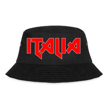 Modisches Heimat ITALIA Metal-Design - Bucket Hat - Schwarz - Vorne - Lela (165cm)