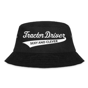 Tractor Driver – Sexy And Clever (Farmer / W) - Bucket Hat - black - Front - Lela (165cm)
