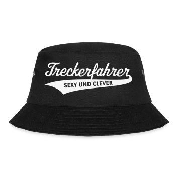 Treckerfahrer – Sexy Und Clever (Trecker / W) - Bucket Hat - Schwarz - Vorne - Lela (165cm)