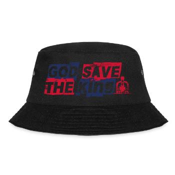 Gott schütze den König Roi Charles III. - Bucket Hat - Schwarz - Vorne - Lela (165cm)
