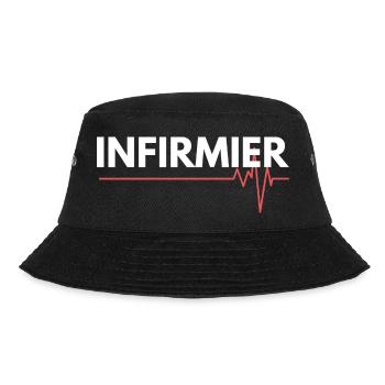 Cadeau 'Infirmier', pour les Soignants - Bob - noir - Devant - Lela (165cm)