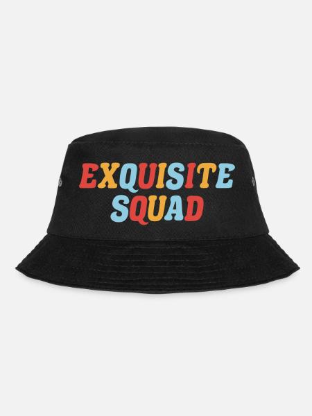 Squad Graphic - Bucket Hat - black