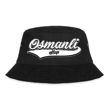 oslap baseball logo 2 - Bucket Hat - Schwarz - Vorne - Lela (165cm)