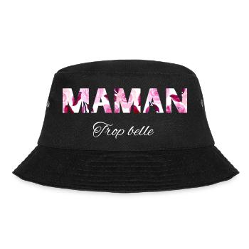 Maman trop belle - Bob - noir - Devant - Lela (165cm)
