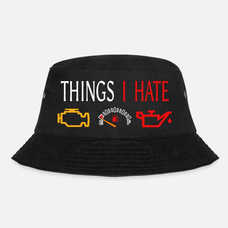 Things I Hate - Tuning - Cartuning - Auto - Bucket Hat - Schwarz