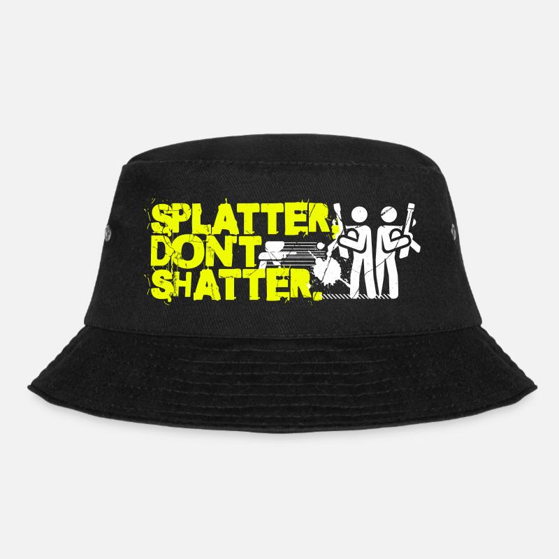 Paintball - Bucket Hat - Schwarz