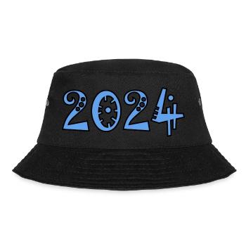 HAPPY NEW YEAR. NEW YEAR'S EVE. NEW YEAR. - Bucket Hat - black - Front - Lela (165cm)