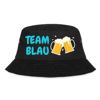 Team Blau - Bucket Hat - Schwarz - Vorne - Lela (165cm)