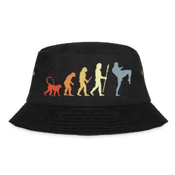 Vintage Kickboxer Evolution - Bucket Hat - Schwarz - Vorne - Lela (165cm)