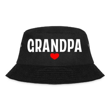 Grand-père, j’aime mon grand-père, cadeau pour grand-père - Bob - noir - Devant - Lela (165cm)