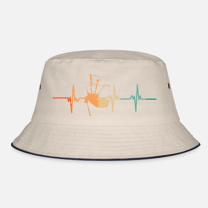 Herzschlag des Dudelsacks Bucket Hat