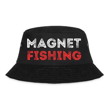 MAGNETFISCHEN METALL WÖRTER - Bucket Hat - Schwarz - Vorne - Lela (165cm)