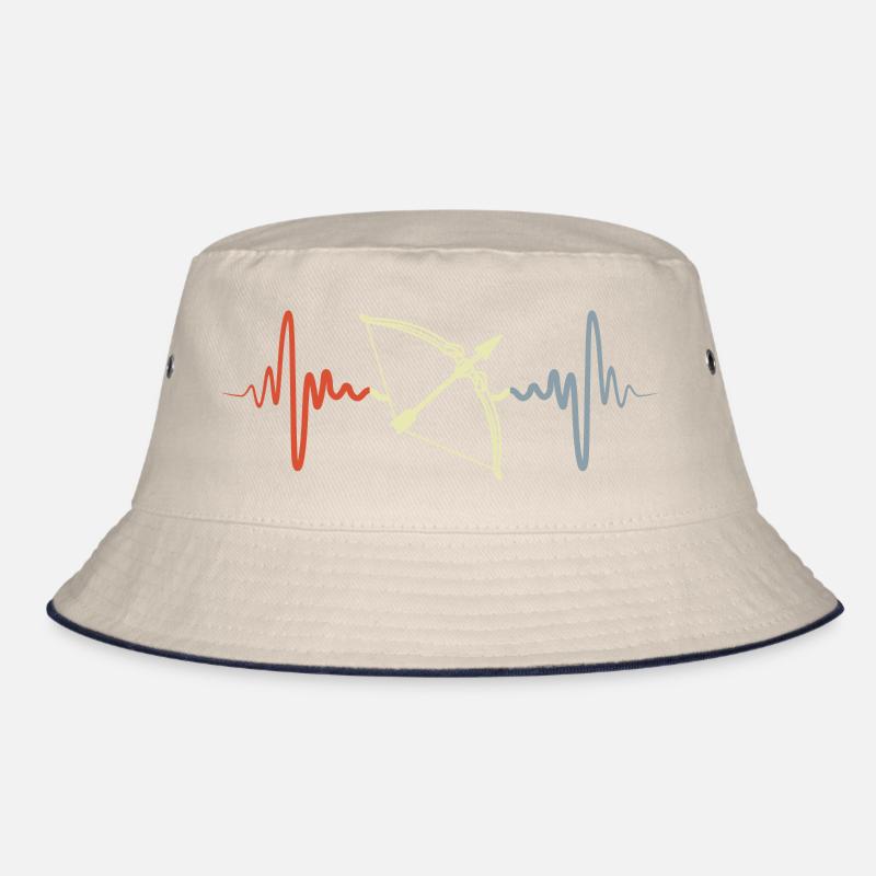 Bogen Herzschlag Bucket Hat