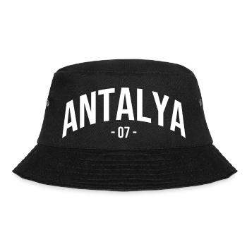 Antalya 07 Turkey Turkiye Gift Holiday Türk TR - Bucket Hat - black - Front - Lela (165cm)