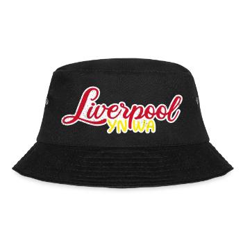 Liverpool Fußball Football - Bucket Hat - Schwarz - Vorne - Lela (165cm)