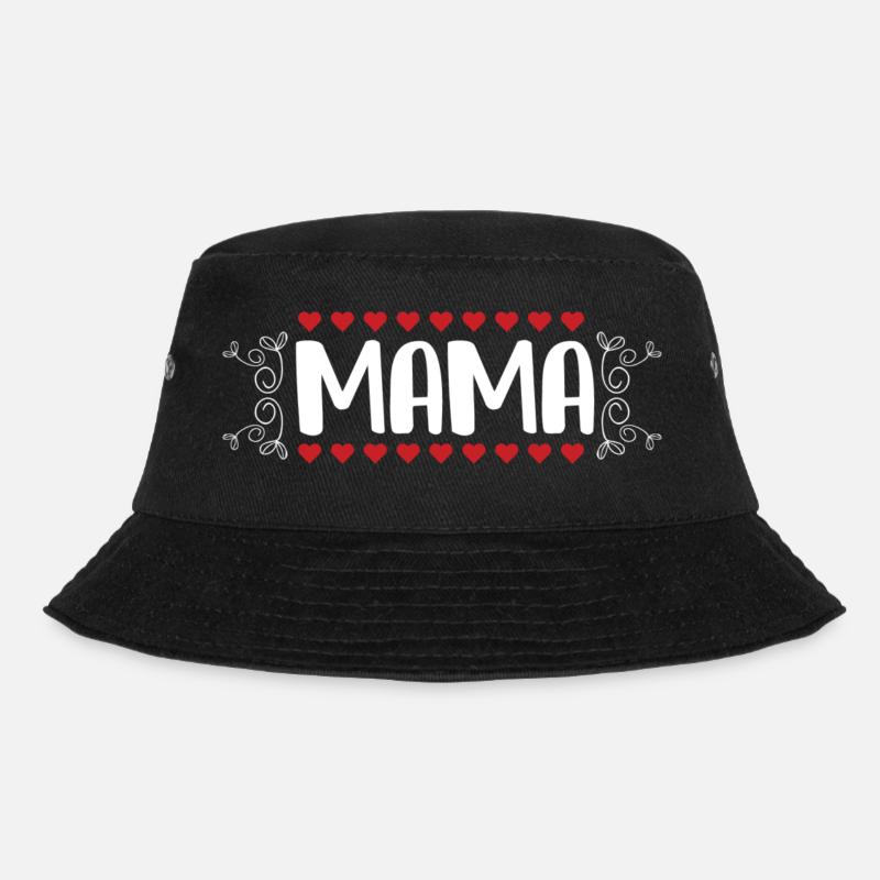 MAMMA - Bucket Hat - Schwarz
