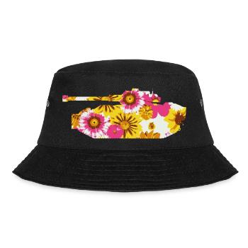 Friedenspanzer - Bucket Hat - Schwarz - Vorne - Lela (165cm)