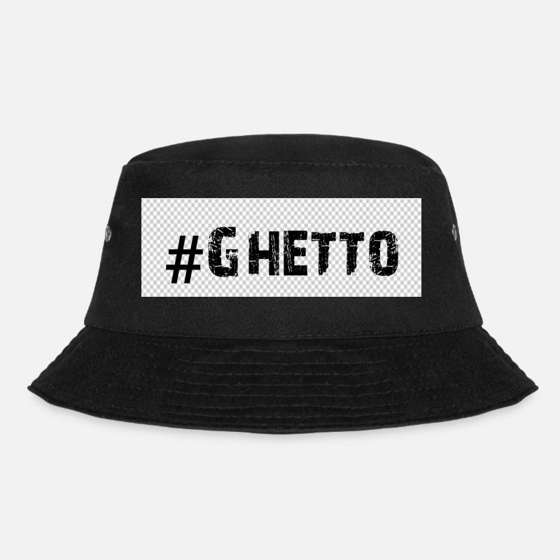 Ghetto - Bucket Hat - Schwarz