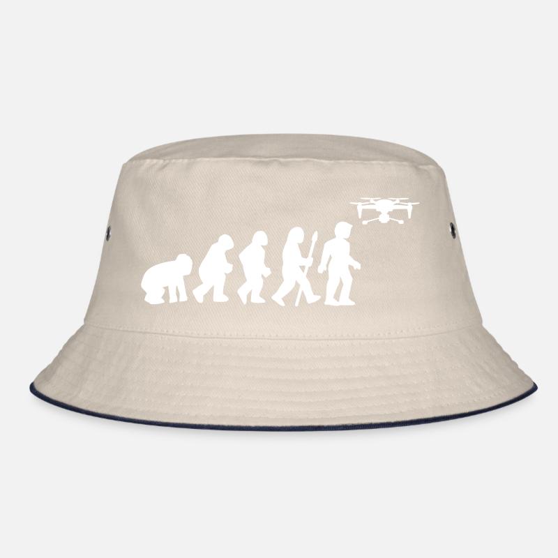 Drohnenpilot Evolution Quadrocopter Bucket Hat