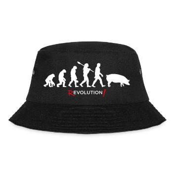 Revolution - Evolution Man Fun Twist 04 - Bucket Hat - Schwarz - Vorne - Lela (165cm)