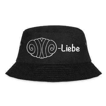 Franzbroetchen Love - Bucket Hat - black - Front - Lela (165cm)