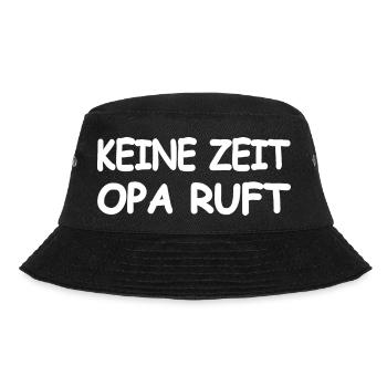 Opa - Bucket Hat - Schwarz - Vorne - Lela (165cm)