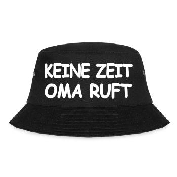 Oma - Bucket Hat - Schwarz - Vorne - Lela (165cm)