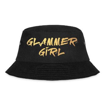 Glammer Girl Gold Luxury Exclusive Girl - Bucket Hat - black - Front - Lela (165cm)