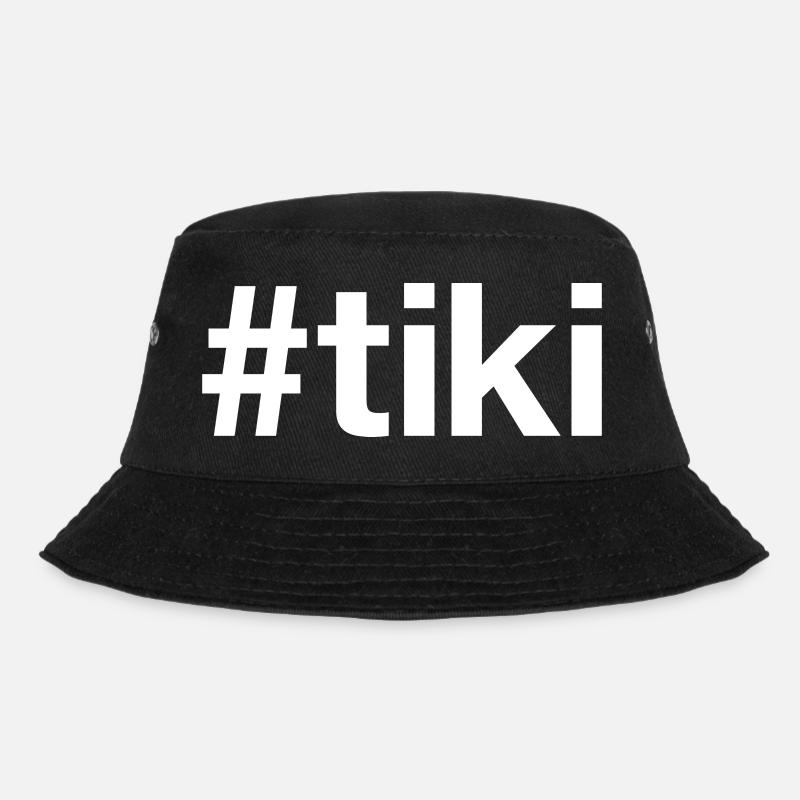 TIKI Hashtag - Bucket Hat - Schwarz