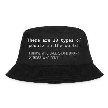Il y a 10 types de personnes qui comprennent le binaire - Bob - noir - Devant - Lela (165cm)