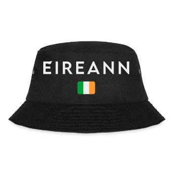 Flagge von Irland, Irish Pride - Bucket Hat - Schwarz - Vorne - Lela (165cm)