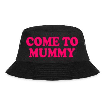 come to mummy - Bucket Hat - Schwarz - Vorne - Lela (165cm)