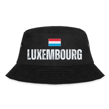 Flag of Luxembourg, Luxembourg pride - Bucket Hat - black - Front - Lela (165cm)